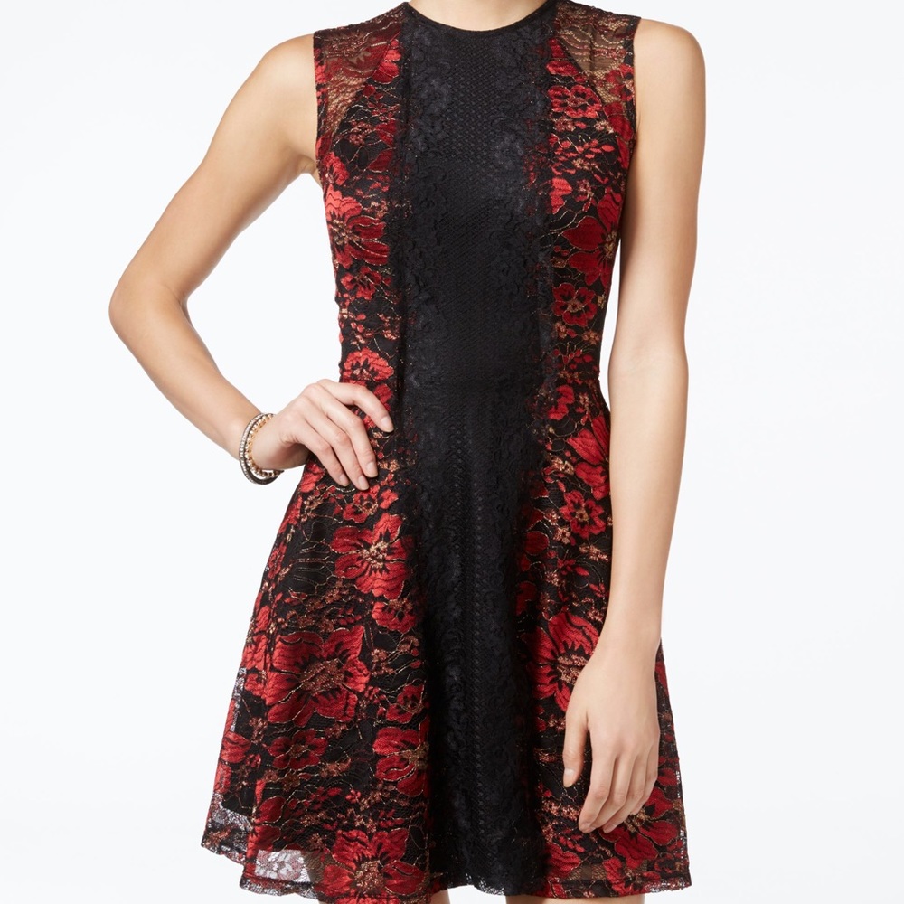 Material girl floral dress